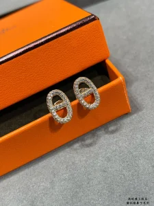 Hermes Chaine dAncre Divine Stud Earrings