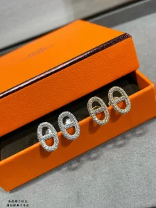 Hermes Chaine dAncre Divine Stud Earrings