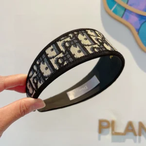 Dior Black Dior Oblique Jacquard Headband