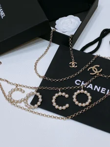 Chanel Pearl Coco Chain Belt Gold