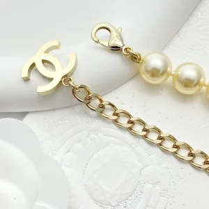 Chanel CC Logo Pearls Necklaces